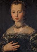Agnolo Bronzino Portrait of Maria de'Medici Sweden oil painting reproduction
